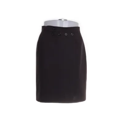 Skirt (Brown) from The Klandestine Wool, Polyester