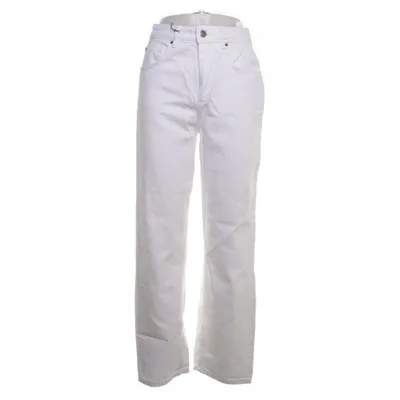 Jeans (Vit) från Never Denim Bomull, Lyocell