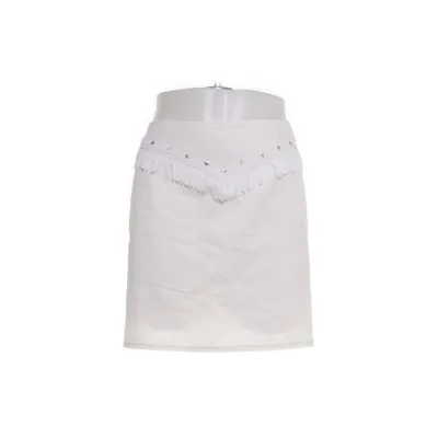 Kjol (Vit) från Hennes Collection by H&M Bomull, Elastan, Polyester