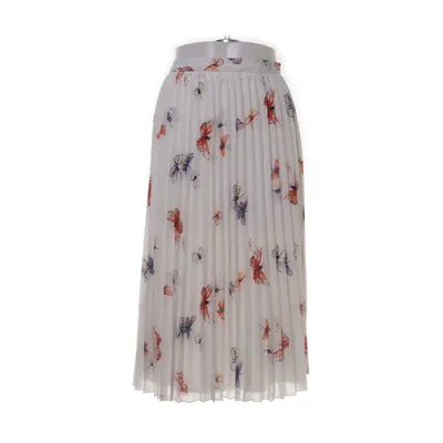 Kjol (Vit, Flerfärgad) från Bubbleroom by Carolina Gynning Elastan, Polyester