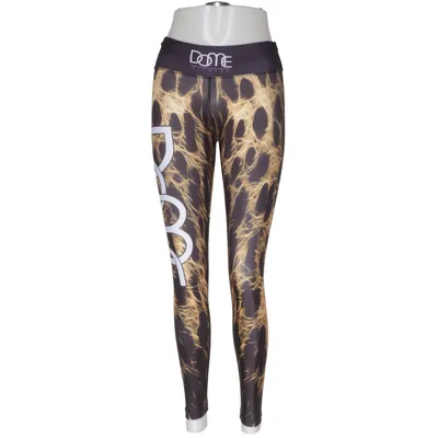 Sportleggings (Zwart, Geel) van Dome Fitness