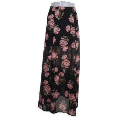 Maxi rok (Zwart, Meerkleurig) van Atmosphere Polyester