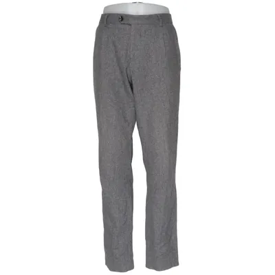 Kostuumbroek (Grijs) van Bertoni Polyester, Wol
