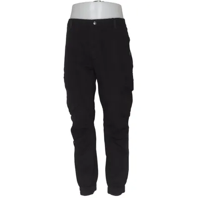 Cargobyxor (Svart) från SikSilk Bomull, Elastan