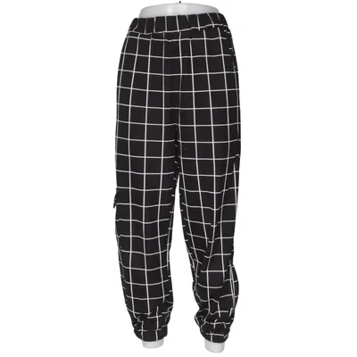 Pantalon cargo (Noir, Blanc) de Zaful Coton, Polyester