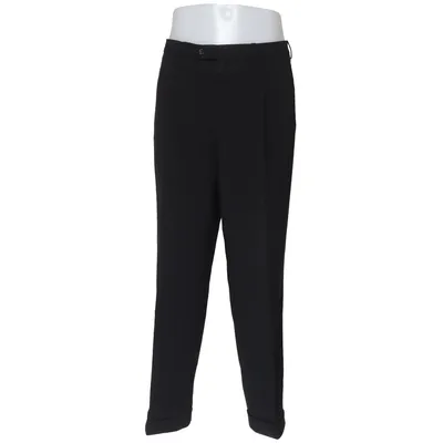 Suit pants (Black) from Oscar Jacobson Polyester, Wool