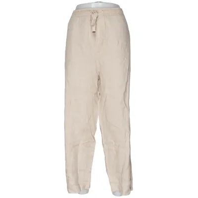 Byxor (Beige) från Mango Bomull, Linne, Polyester