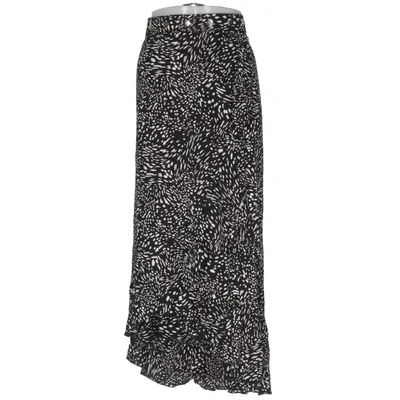 Skirt (Black, White) from Zand Cotton, Viscose
