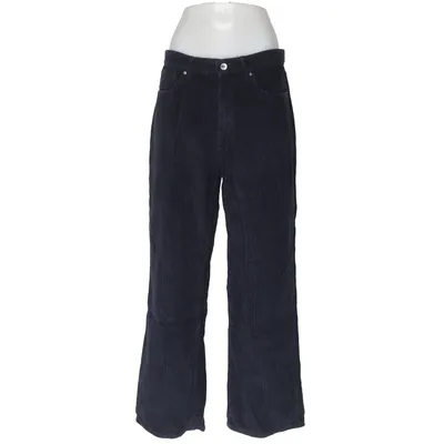 Corduroy broek (Zwart) van Vailent Katoen