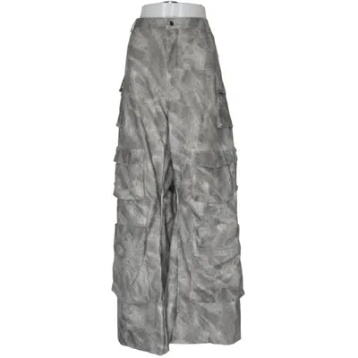 Cargo pants (Gray) from Fashion Nova Cotton, Polyester, Polyurethane