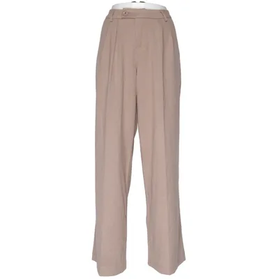 Palazzo broek (Beige) van Chic & Jeune Elastaan, Polyester, Viscose