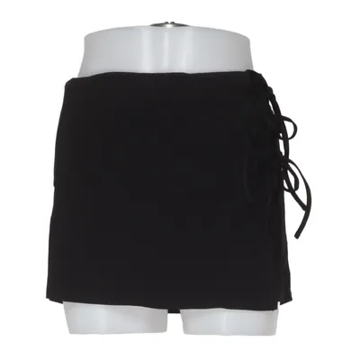 Skort (Black) from Collusion Elastane, Polyamide, Viscose