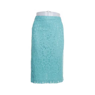Rok (Turquoise) van Claudia Sträter Acetaat, Katoen, Polyamide, Viscose