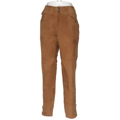 Läderbyxor (Brun) från Lauren Ralph Lauren Acetat, Mocka