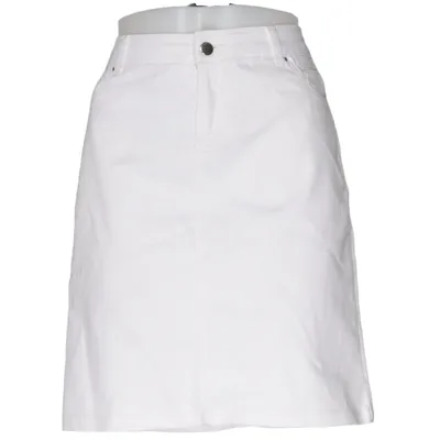 Jupe en jean (Blanc) de Phildar Coton, Élasthane, Polyester