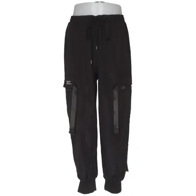 Pantalon cargo (Noir) Polyester