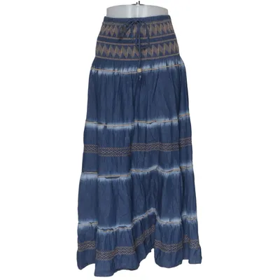 Maxi rok (Blauw) van New Collection Katoen, Polyester