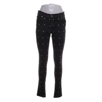 Jeans (Sort, Hvid) fra Nikkie Bomuld, Elastan
