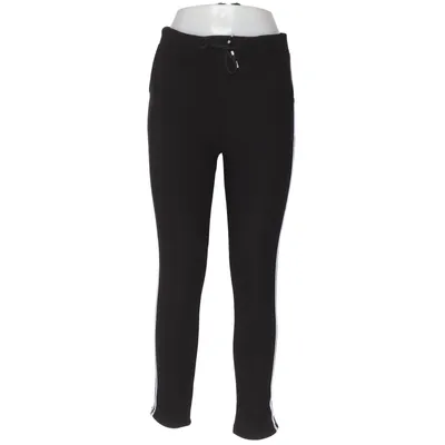Joggers (Black, White) from Elisa Immagine Cotton, Elastane, Viscose