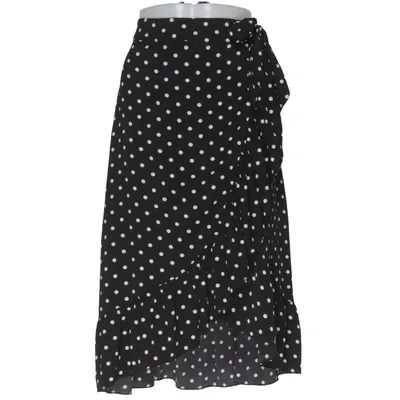 Wrap skirt (Black, White) from Missi London