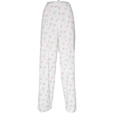 Pyjamasbyxor (Vit, Flerfärgad) från Djerf Avenue Elastan, Lyocell