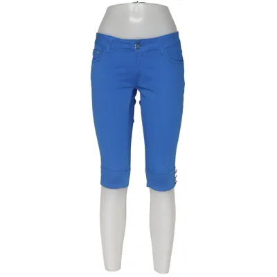 Driekwart broek (Blauw) van G-Smack Katoen, Elastaan