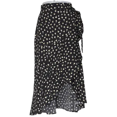 Slå om-nederdel (Sort, Gul, Hvid) fra Lindex Polyester