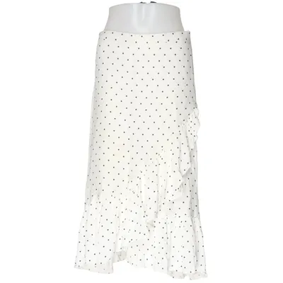 Skirt (White) from H&M Viscose, Polyester