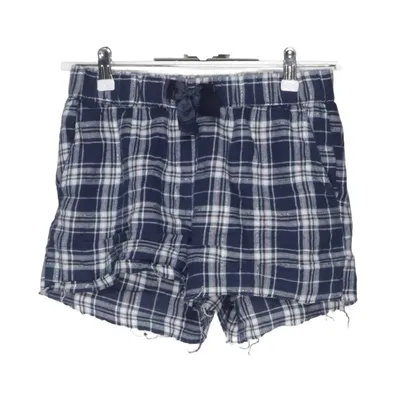Pyjamashorts (Blauw, Wit) van KappAhl Katoen, Metallvezel