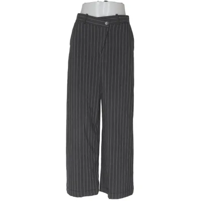 Kostymbyxor (Luxa Skew Wide Trousers) från Weekday Bomull, Elastan, Polyester, Viskos