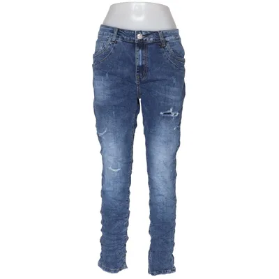 Jeans (Blå) från Marta du Chateau Bomull, Elastan, Polyester, Viskos