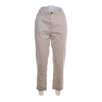 Chinos (Beige) from 40 Weft Cotton, Elastane, Linen