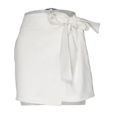 Jupe portefeuille (Blanc) de Mango Casual