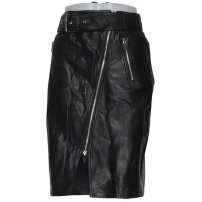 Skirt (Black) from Softy Collection Polyester, Polyurethane, Viscose
