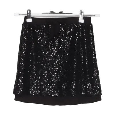Jupe (Noir) de Uniq Young Élasthane, Polyester, Viscose
