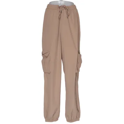 Cargo broek (Beige) van Noisy May Elastaan, Polyamide