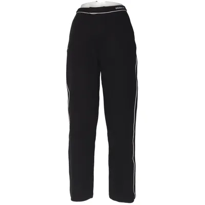 Sporthose (Schwarz, Weiß) von Adidas Baumwolle, Elasthan, Recyceltes Polyester