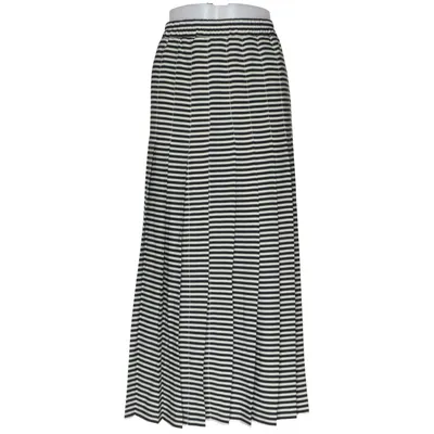 Maxi rok (Zwart, Wit) van Alba Moda Polyester