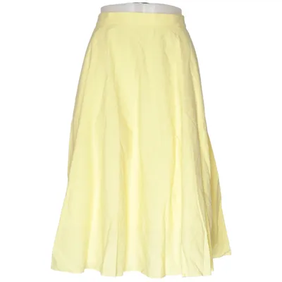 Skirt (Yellow) from Uniqlo Cotton, Polyester