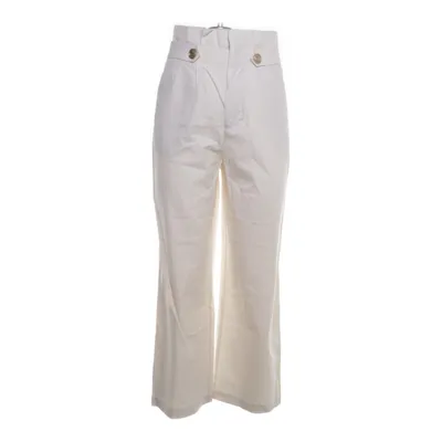 Suit pants (White) from Zara Cotton, Lyocell
