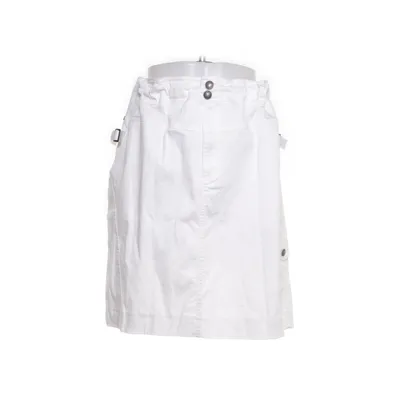Denim skirt (White) from Sheego Casual Cotton, Elastane