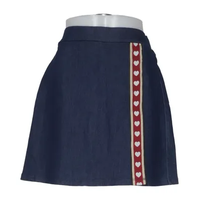 Jeansnederdel (Chima Heart) fra Aiki Keylook Bomuld, Elastan