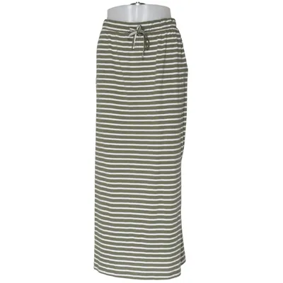 Jupe longue (Vert, Blanc) de VILA Coton, Polyester