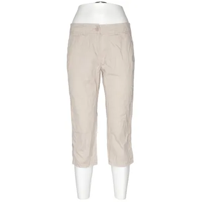 Driekwart broek (Beige) van Marks & Spencer Katoen