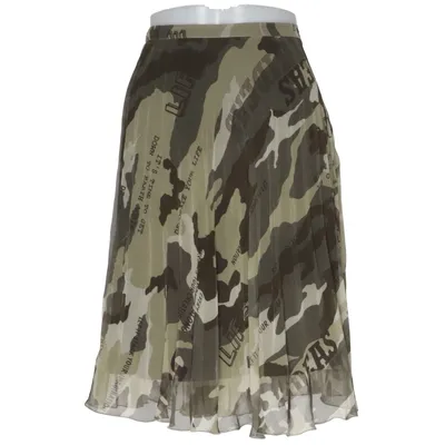 Skirt (Green, Beige) from Quinze Heures Trente