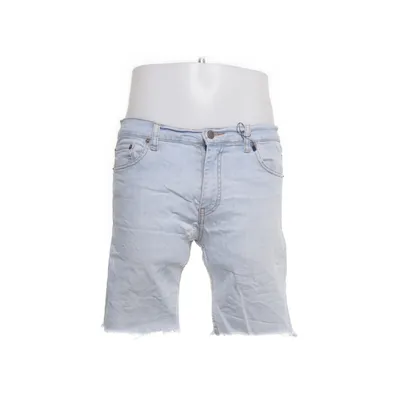 Denim shorts (Blauw) van Junkyard Katoen, Elastaan