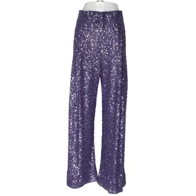 Pantalon (Violet, Argent) de Essentiel Antwerp Élasthane, Polyester recyclé