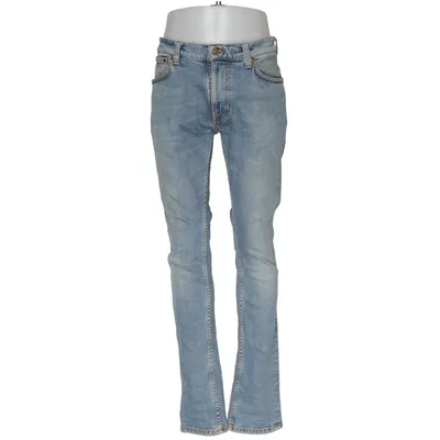 Spijkerbroek (Thin Finn) van Nudie Jeans Katoen, Elastaan