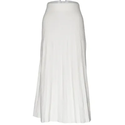 Långkjol (Vit) från La Maille Sézane Polyester, Viskos