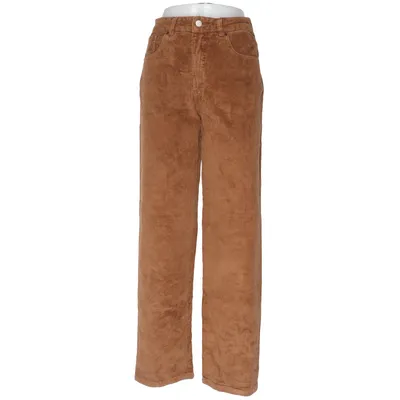 Corduroy pants (Brown) from Pull & Bear Cotton, Elastane